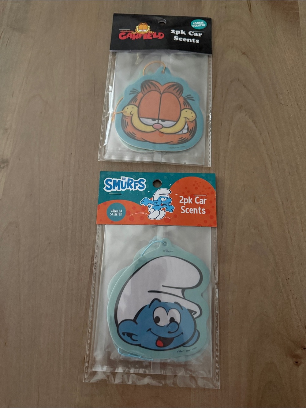 Vanilla Scented Car Air Fresheners - Blue - 2 Pack